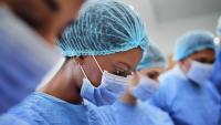 group of diverse surgical residents